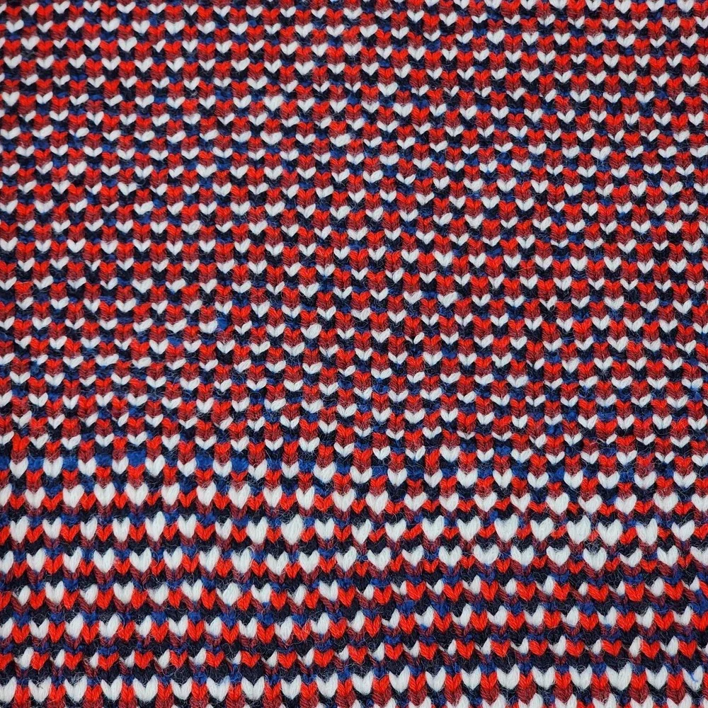 Tommy Hilfiger Ombre Textured Cardigan‎ Varsity Sweater Mens XL Multicolor Heavy
